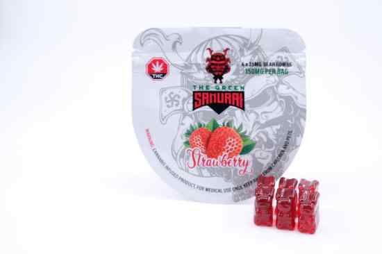 Picture of Green Samurai – Strawberry Bear Bombs (150mg THC) 