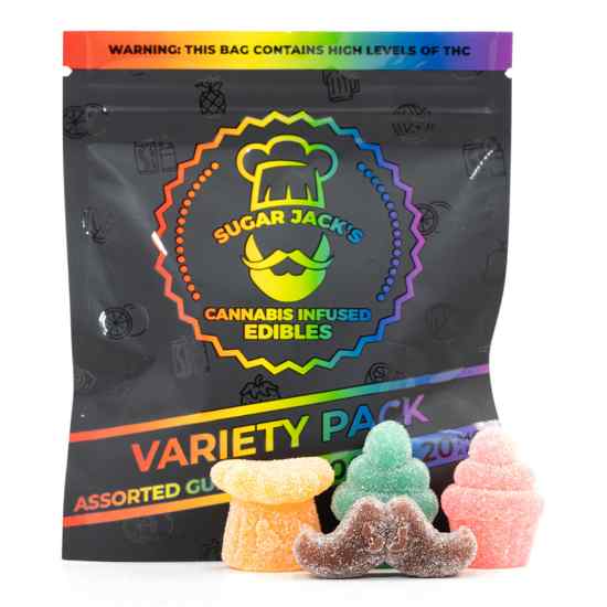 Picture of Sugar Jacks - Assorted Variety Pack (200mg THC)