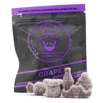 Picture of Sugar Jacks - Grape (200mg THC)