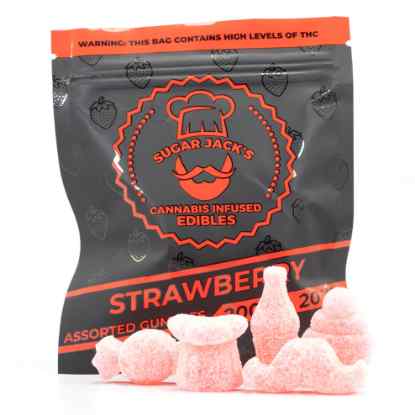 Picture of Sugar Jacks - Strawberry (200mg THC)