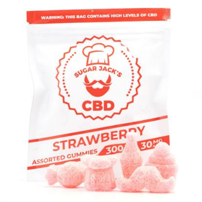 Picture of Sugar Jacks - Strawberry (300mg CBD)