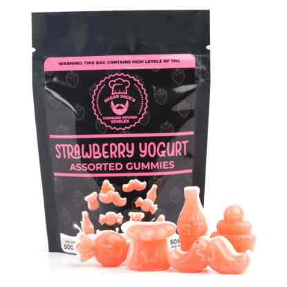 Picture of Sugar Jacks - Strawberry Yogurt (500mg THC)