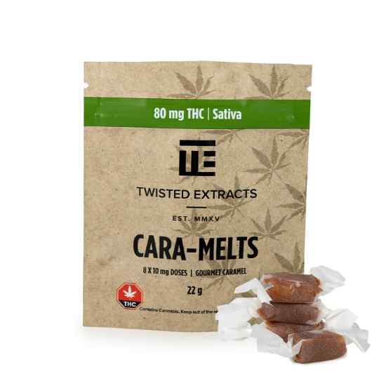 Picture of Twisted Extracts – Cara-Melts – Sativa (80mg THC)