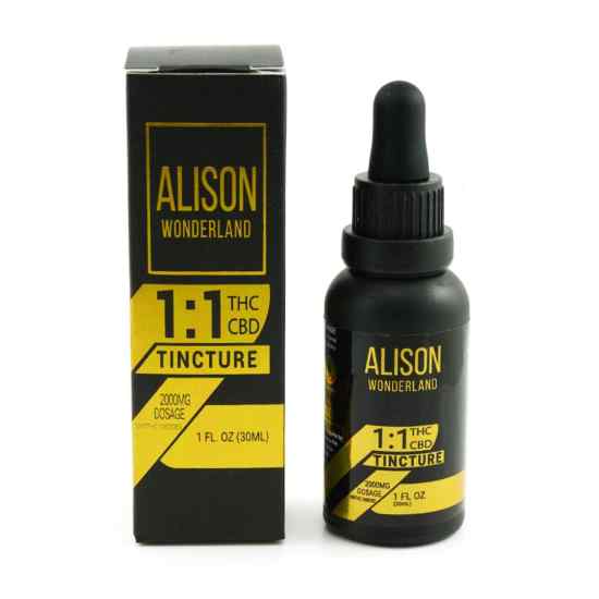 Picture of Alison Wonderland – THC Tincture 1:1 Hybrid 2000mg (1000mg THC + 1000mg CBD) 