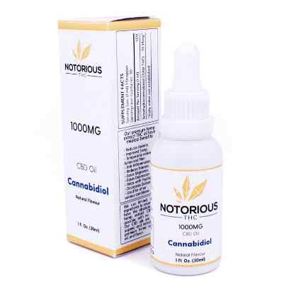 Picture of Notorious THC - CBD Oil (1000mg CBD) 